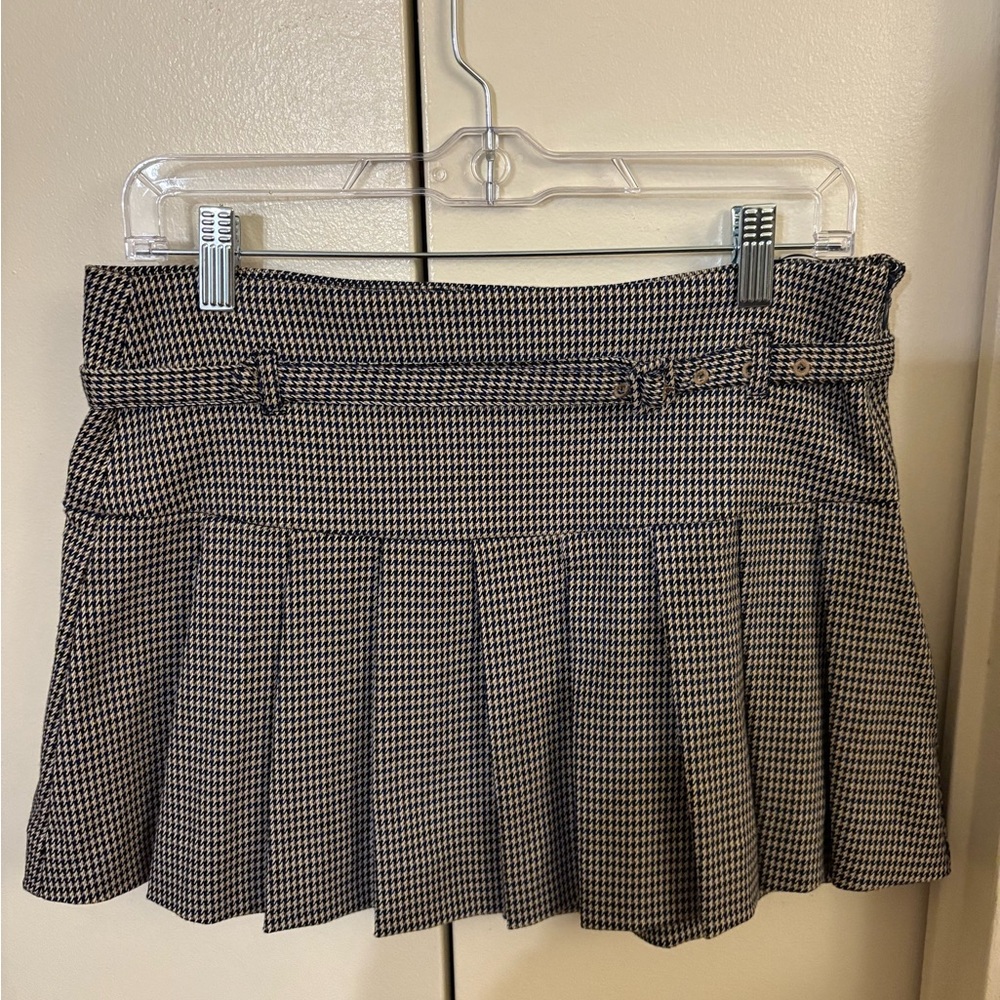 Mango Stylish Black and White Women's Skirt